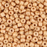 Seed beads 8/0 (3mm) Cream light brown